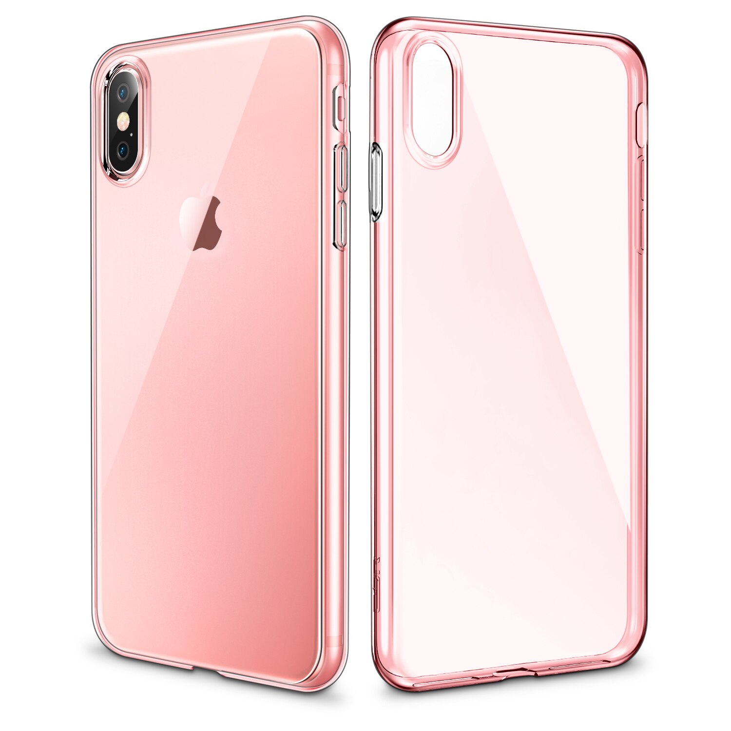 Husa slim ESR Eseential Zero iPhone X, Pink Gold