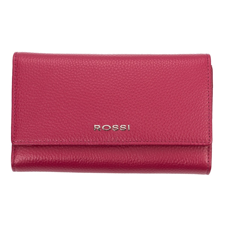 Дамско портмоне Rossi, RSC0310, Малина Шагрен