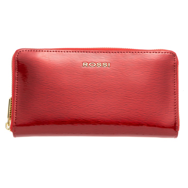 Дамско портмоне Rossi, RSC0412, Червено, Гланц