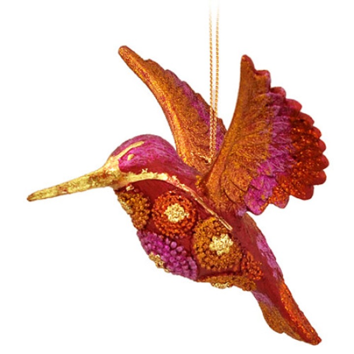 Играчка Димс-92 Коледна играчка Колибри, полирезин, ID035001