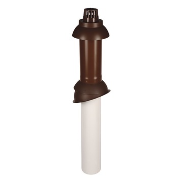 Terminatie verticala centrala condensare ATI diametru 80/125, 5-30 grade, PP/ALL, maro Terminatie verticala centrala condensare ATI diametru 80/125, 5-30 grade, PP/ALL, maro