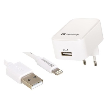 Incarcatoar cu port usb, Lightning 2.4a Incarcatoar cu port usb, Lightning 2.4a