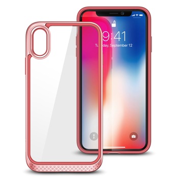 Carcasa ESR Bumper Hoop iPhone X, Rose Gold Carcasa ESR Bumper Hoop iPhone X, Rose Gold
