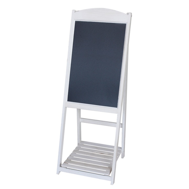 Panou stradal RAKI meniu restaurant ,fast-food,cafenele,hoteluri 41x41xh112cm alb