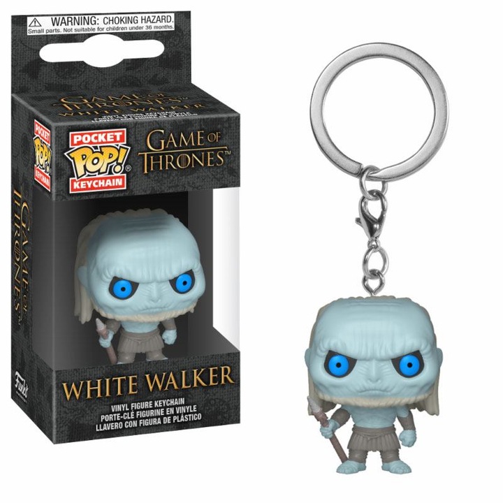 Ключодържател, Game of Thrones, Funko, White Walker, 4 см