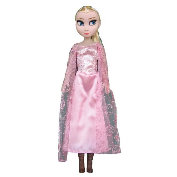 Elsa Roz Papusa Elsa Frozen rochie roz, 42 cm, 3 ani plus - eMAG.ro