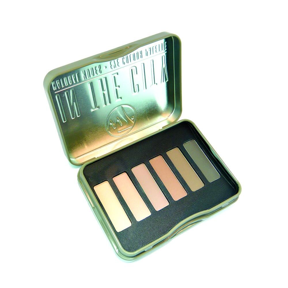 Paleta farduri in caseta metalica W7 In The City, 6 nuante