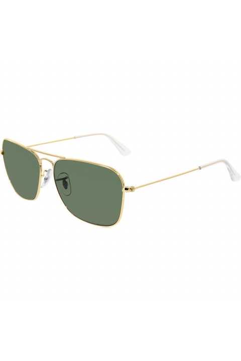 Ochelari Ray-Ban barbatesc Caravan RB3136-001-58 auriu Aviator