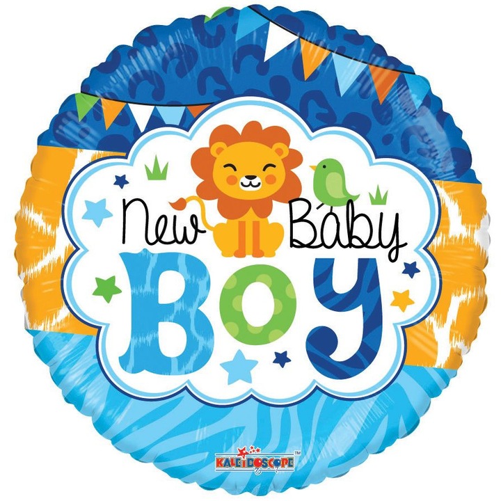 Balon folie New Baby Boy Leu, 45 cm - Conver USA 19726