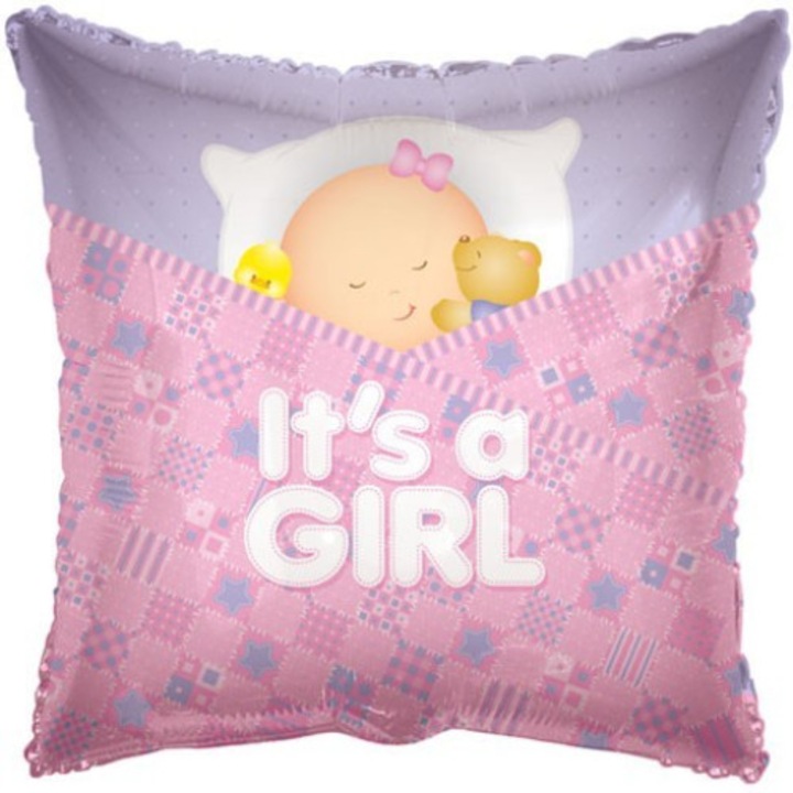 Balon folie It's a Girl Ursulet, 45 cm - Conver USA 17735