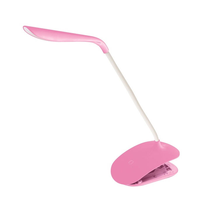 Lampa Platinet 3.5W + LCD Flexibila cu Clip, roz