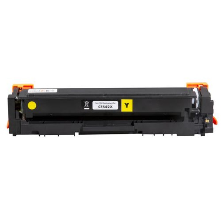 Cartus toner, TIN, model compatibil cu HP CF542X / 203X, galben, 2500 pagini