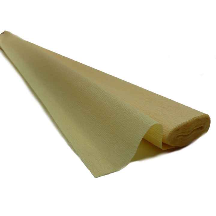 Virágkötő elasztikus krepp papír 60gr - Krém