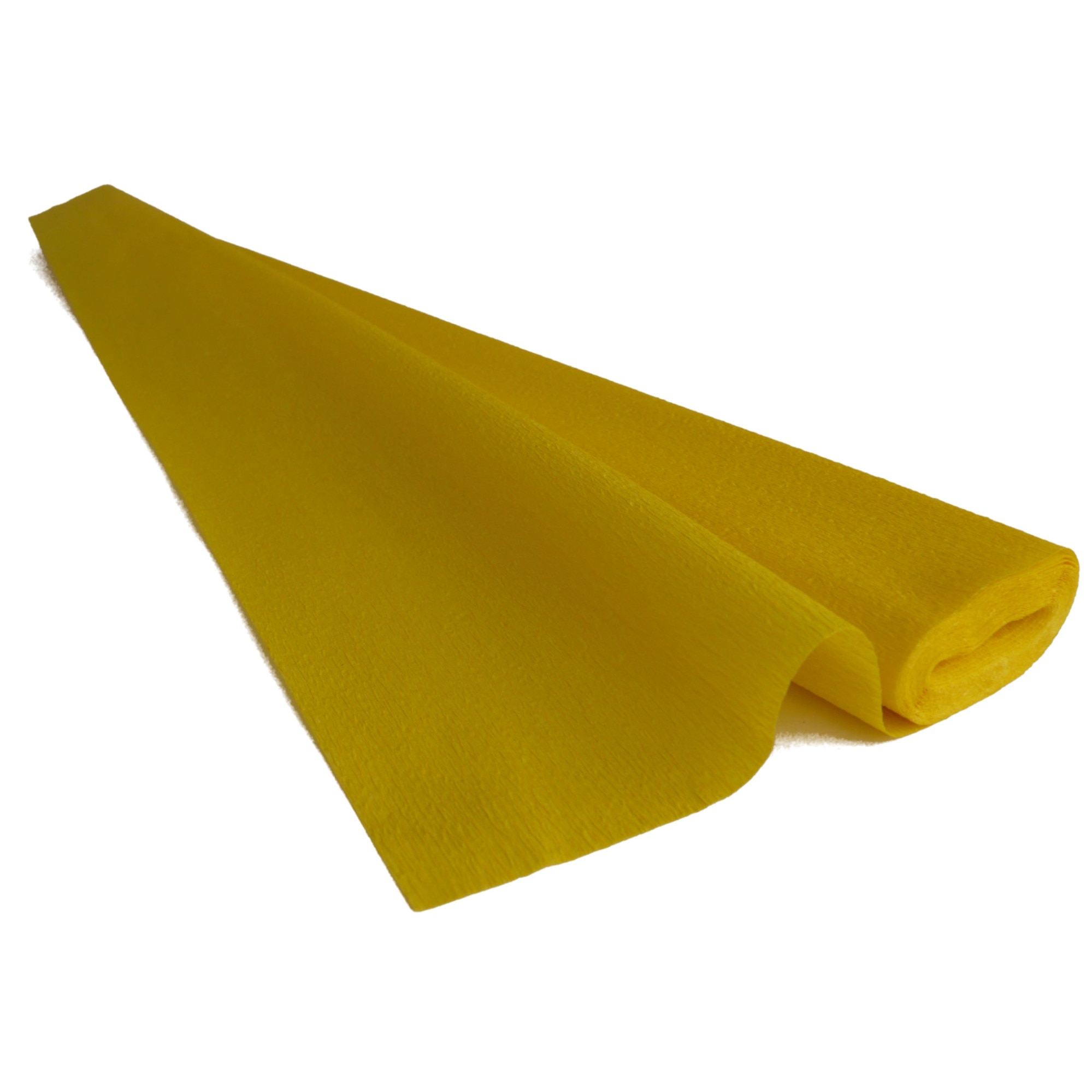Hartie creponata elastica floristica 60gr - Yellow