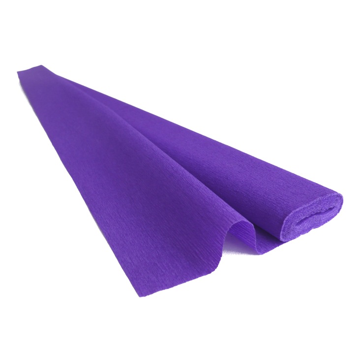 Флорална еластична креп хартия 60гр - Виолетово-лилаво