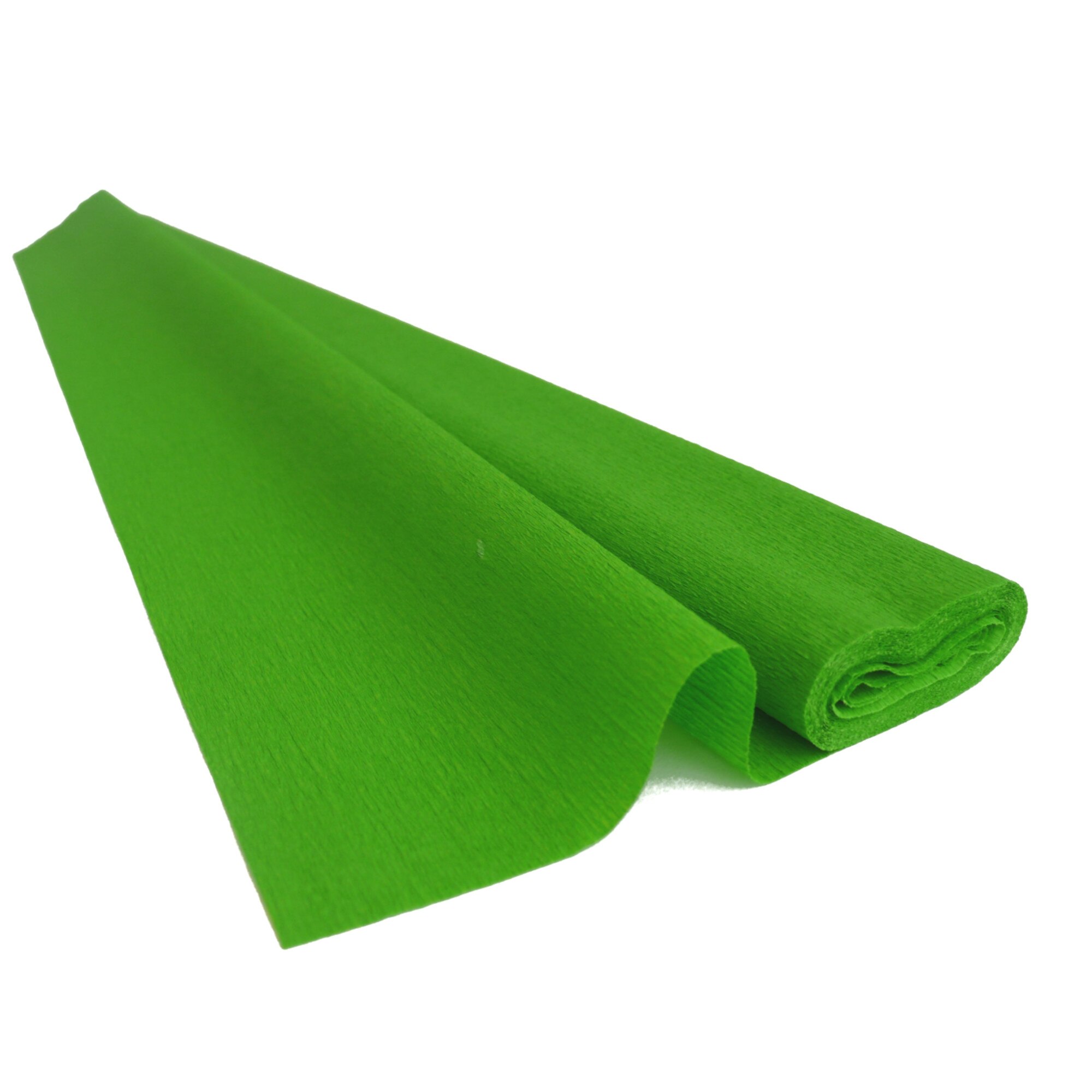 Hartie creponata elastica floristica 60gr - Apple Green