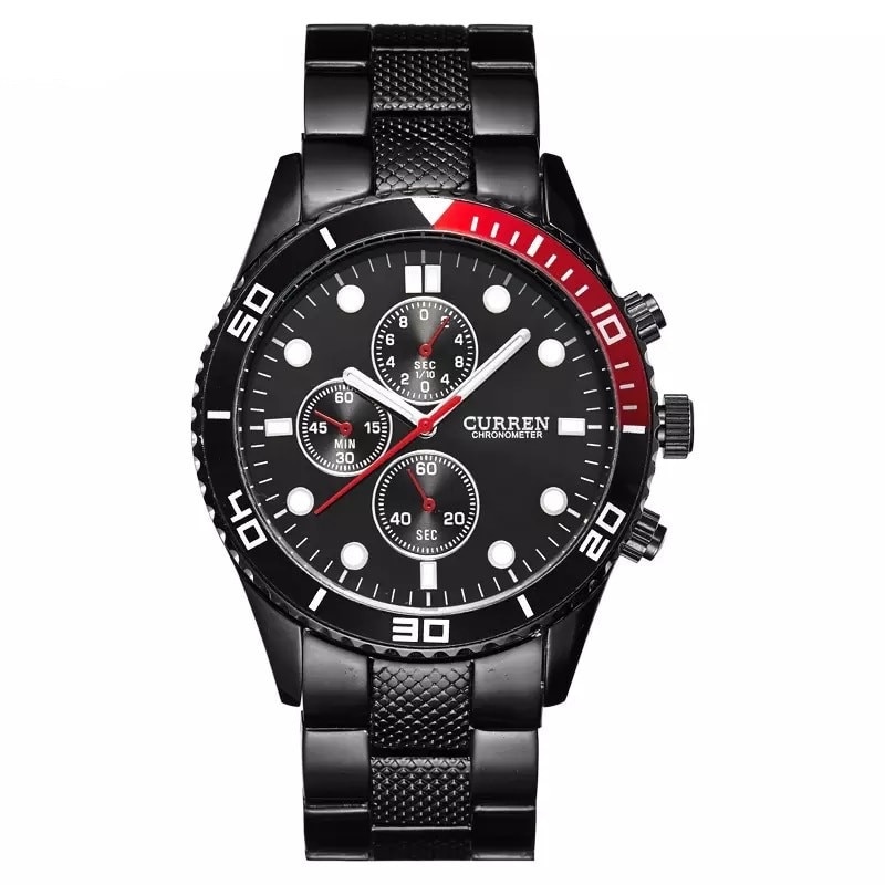 Ceas barbatesc casual Curren JetMaster, negru