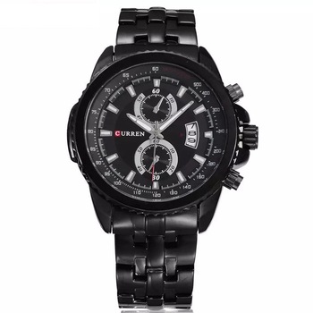 Ceas barbatesc casual Curren GlobeMaster, negru Ceas barbatesc casual Curren GlobeMaster, negru