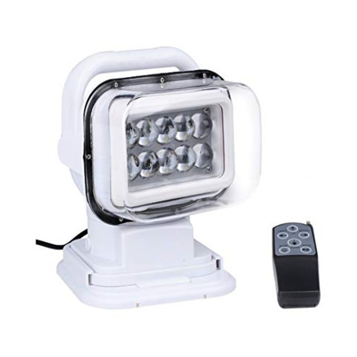 Proiector LED 4D XtremeVision® Rotativ cu Telecomanda Wireless 50W, 4000 lumeni, SPOT Beam, Alb