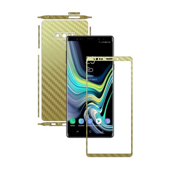 PROTECTIE DE ECRAN CADOU - Samsung Note 9 - Carbon Auriu, Folie de protectie Carbon Skinz,Full Body Cover, Husa de tip Skin Adeziv cu Acoperire Totala pentru Carcasa si Ecran PROTECTIE DE ECRAN CADOU - Samsung Note 9 - Carbon Auriu, Folie de protectie Carbon Skinz,Full Body Cover, Husa de tip Skin Adeziv cu Acoperire Totala pentru Carcasa si Ecran