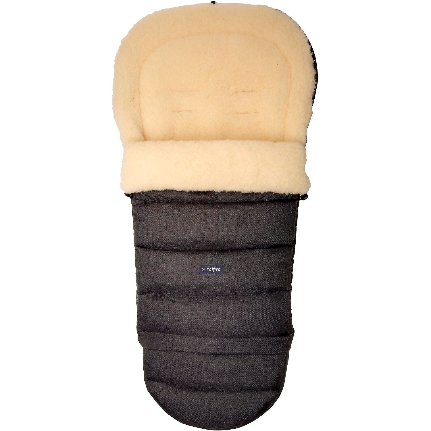 Sac de iarna iGrow Eco din lana oaie, Womar Zaffiro, Gri Inchis