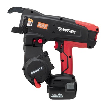 Masina de legat fier-beton, 44mm, MAX RB441T, Japonia, cu acumulatori Masina de legat fier-beton, 44mm, MAX RB441T, Japonia, cu acumulatori