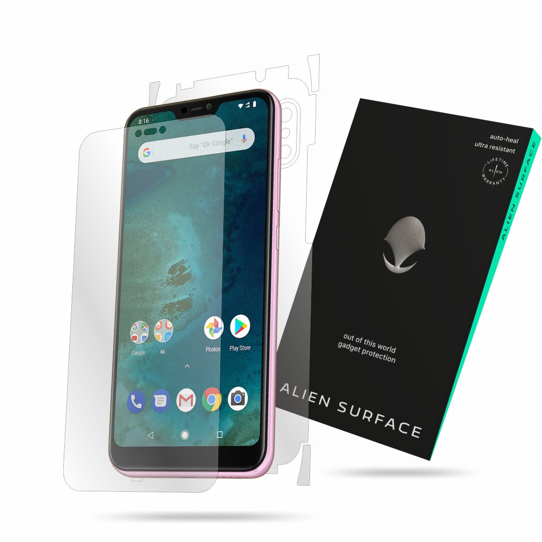Folie Alien Surface, Xiaomi Mi A2 Lite, protectie ecran, spate, laterale