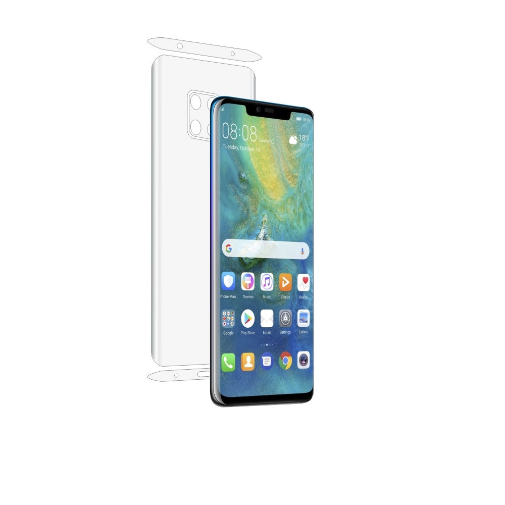 Folie Smart Protection Huawei Mate 20 Pro spate si laterale,protectie completa spate+laterale+Smart Spray®,Smart Squeegee® si microfibra incluse