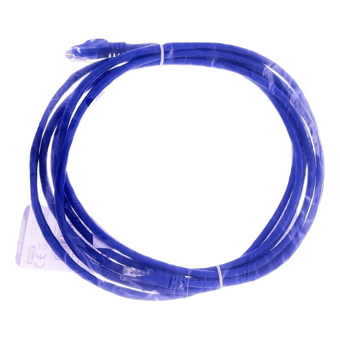 Cablu retea UTP 3m CAT5, neecranat albastru