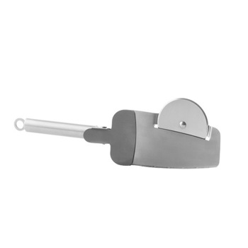 Taietor de pizza 4 in 1, InnovaGoods Kitchen Cookware, disc de taiere, lama zimtata, spatula si cleste Taietor de pizza 4 in 1, InnovaGoods Kitchen Cookware, disc de taiere, lama zimtata, spatula si cleste