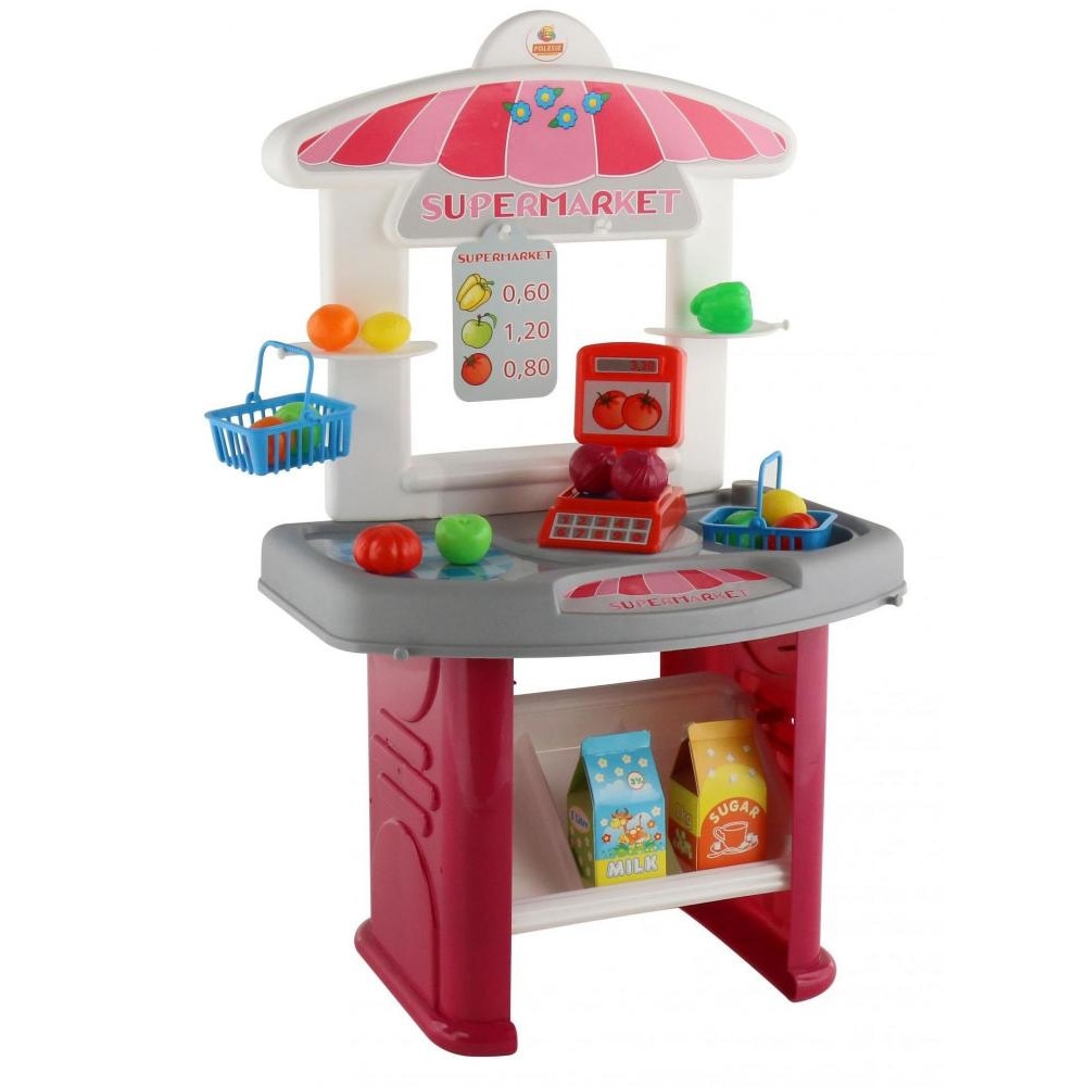 Mini-set supermarket cu accesorii