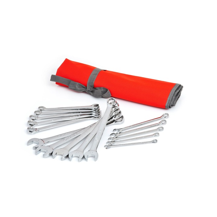 Set chei combinate cu 12 laturi, Crescent, 7-21 mm, 15 piese