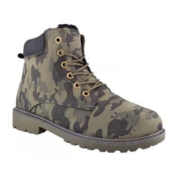 Bocanci Insulete Barbati Verde Camuflaj, imblanite MK Bocanci Insulete Barbati Verde Camuflaj, imblanite MK