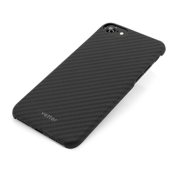Husa iPhone 7 / 8 Clip-On Ultra Slim Made From Aramid Fiber Kevlar Black Vetter Husa iPhone 7 / 8 Clip-On Ultra Slim Made From Aramid Fiber Kevlar Black Vetter
