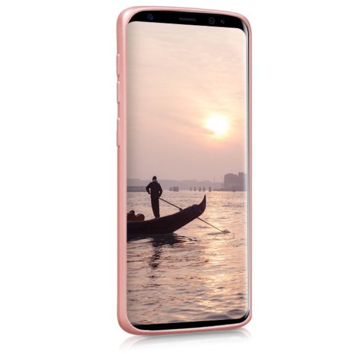 Кейс за Samsung Galaxy A8 2018, MyStyle Perfect Fit, Rose-Gold