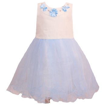 Rochita, cu floricele albastre Rochita, cu floricele albastre