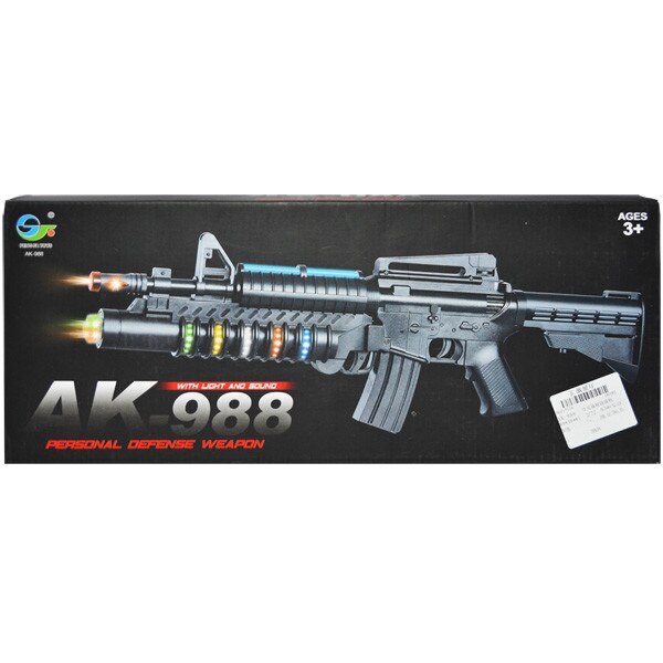 Pusca mitraliera AK988 cu sunete si lumini , Robentoys