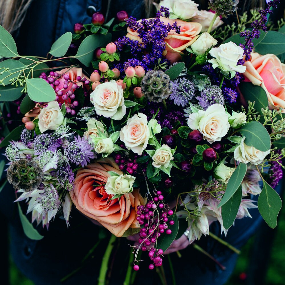 Tablou Forex, Roses bouquet, 50x50 cm