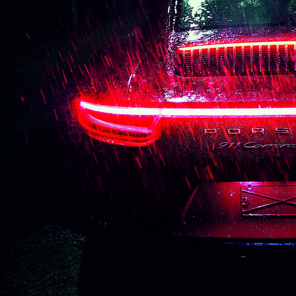 Tablou Forex, Red lights, 50x50 cm