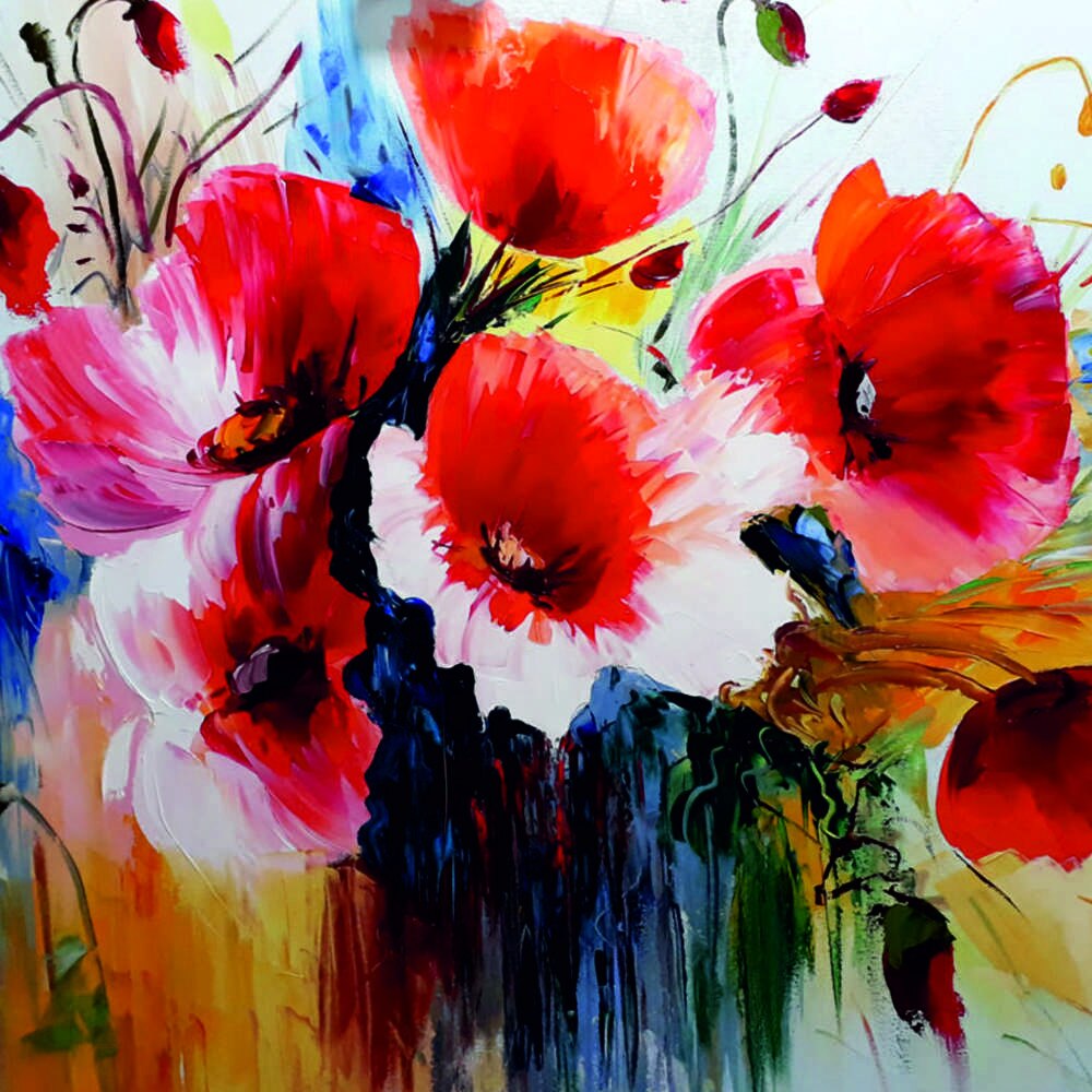 Tablou Canvas, Corn poppy, 50x50 cm