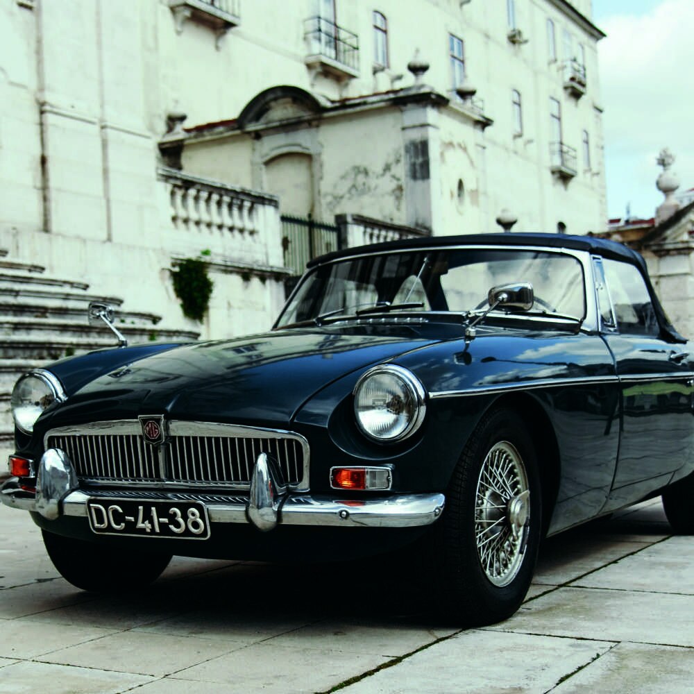 Tablou Forex, Vintage black car, 50x50 cm