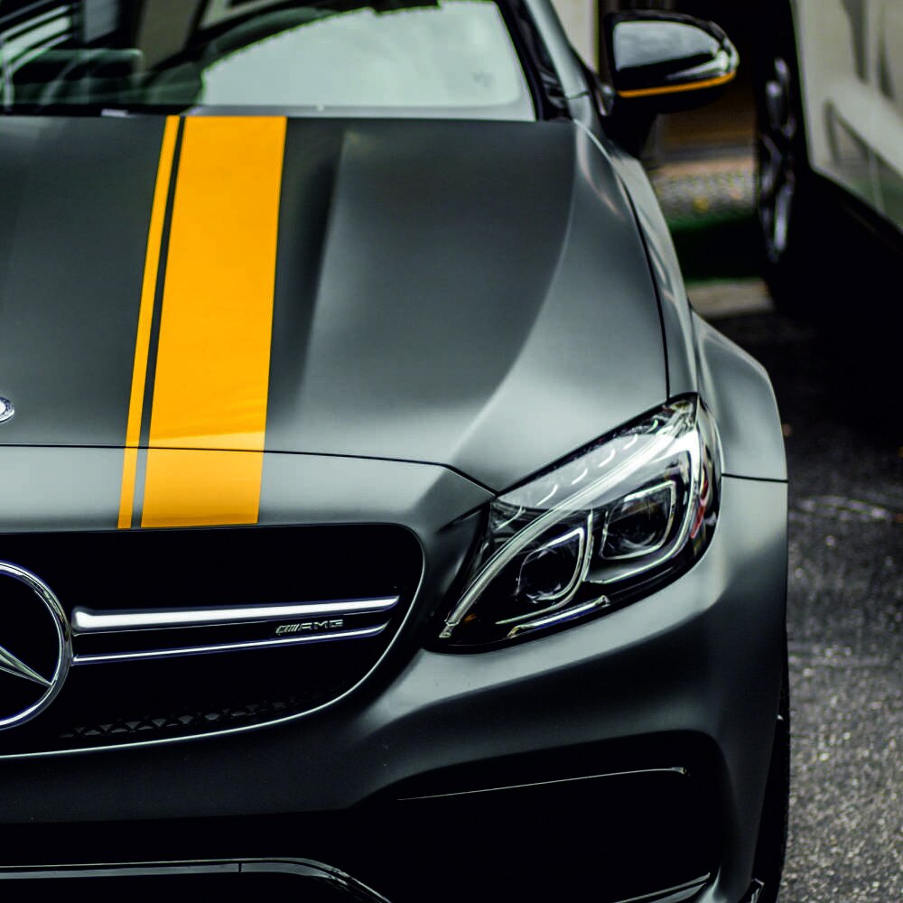 Tablou Forex,Yellow stripe, 50x50 cm