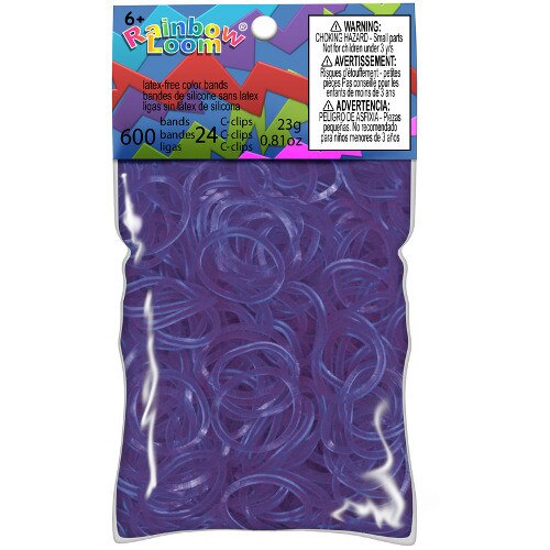 Set Rainbow Loom 600 Elastice Jelly, Mov