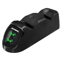 Incarcator DOBE dual charging dock Quick Charge cu indicator LED display pentru Playstation PS4 / Slim / Pro, negru