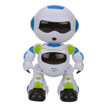 Robot android de jucarie, danseaza are sunete, lumini si radiocomanda 993331 Robot android de jucarie, danseaza are sunete, lumini si radiocomanda 993331