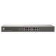 Switch Level One 16-Port Rackmount Fast Ethernet Switch, 16xRJ45 10/100 Mbps, безшумен, вътрешно захранване, метален корпус, 19"