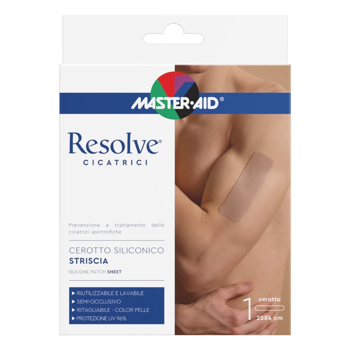 Plasture siliconic Resolve Cicatrici Skin 1 bucata 25 x 4 cm