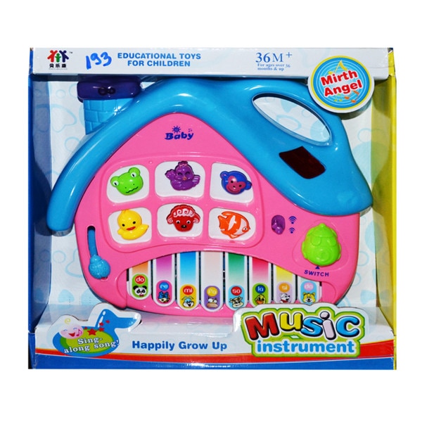 Jucarie Orga muzicala forma Casuta cu baterii , Robentoys