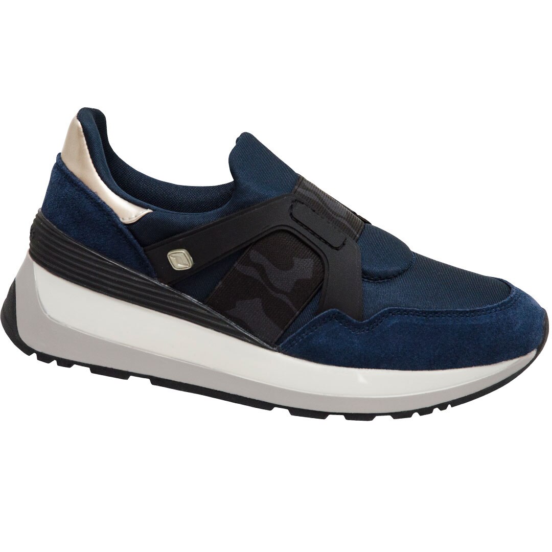 Pantofi femei din piele intoarsa si material tehnic respirabil,Bit Bontimes,Yla D4009, Blu