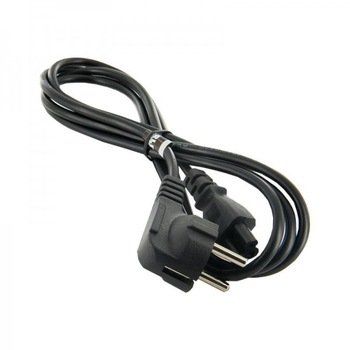 Cablu alimentare incarcator laptop cu mufa 3 pini, C5, 1.2 m Cablu alimentare incarcator laptop cu mufa 3 pini, C5, 1.2 m